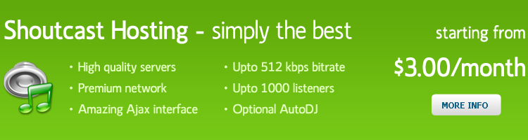 Cheap Shoutcast Hosting